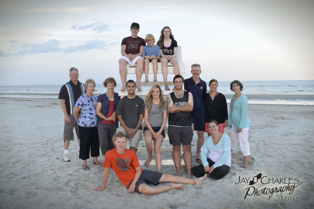 Family Photo at the Beach